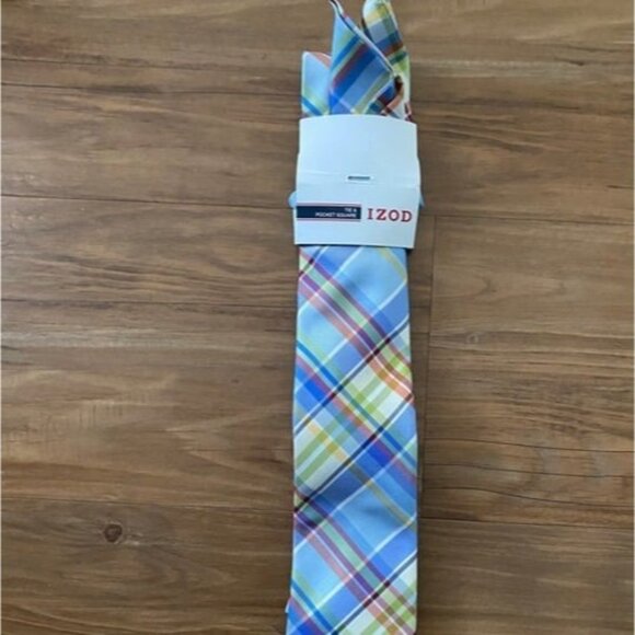 Izod Tie and Pocket Square Set - Picture 1 of 3